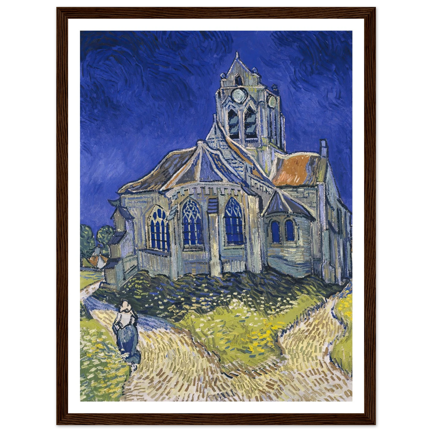 The Church in Auvers-sur-Oise, View from the Chevet (1890) Art Print | Vincent van Gogh-Quipham Collections
