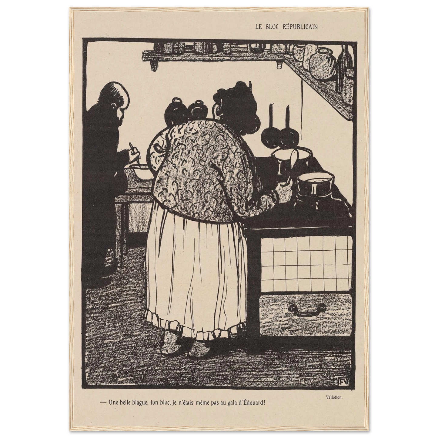 22 mai 1903 Art Print | Felix Vallotton-Quipham Collections