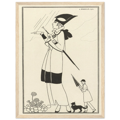 Tailleur de ratin (1914) Art Print | George Barbier-Quipham Collections