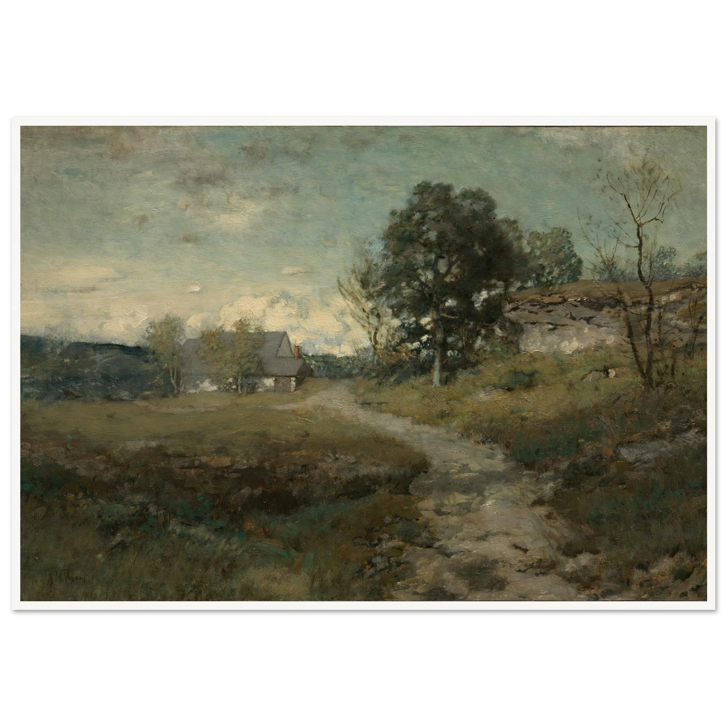 Arkville Landscape (1880s) Art Print | Alexander Helwig Wyant-Quipham Collections