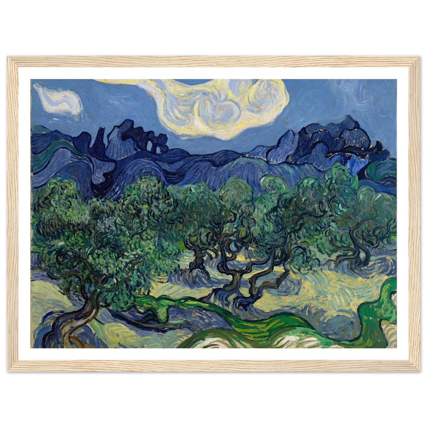 The Olive Trees (1889) Art Print | Vincent van Gogh-Quipham Collections