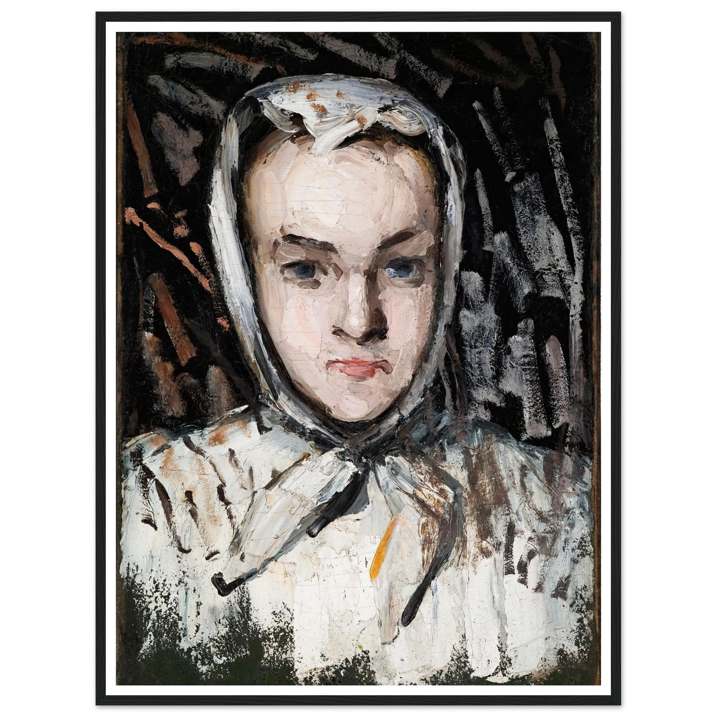 Marie Cézanne, the Artist’s Sister (1866–67) Art Print | Paul Cezanne-Quipham Collections