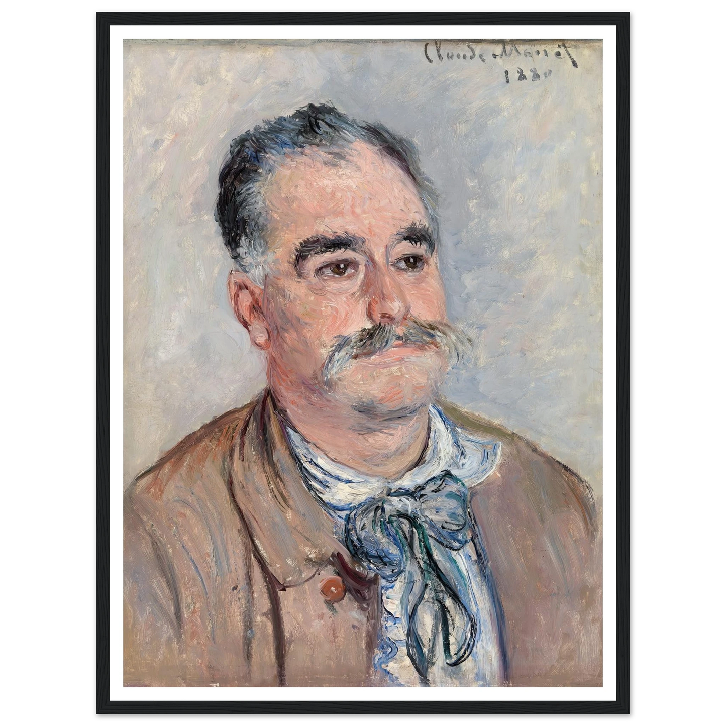 Monsieur Coqueret (Father) (1880) Art Print | Claude Monet-Quipham Collections