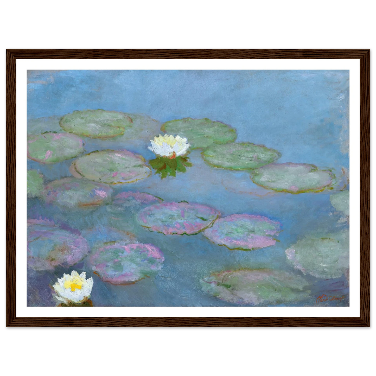 Nymphéas (circa 1897-1899) Art Print | Claude Monet-Quipham Collections