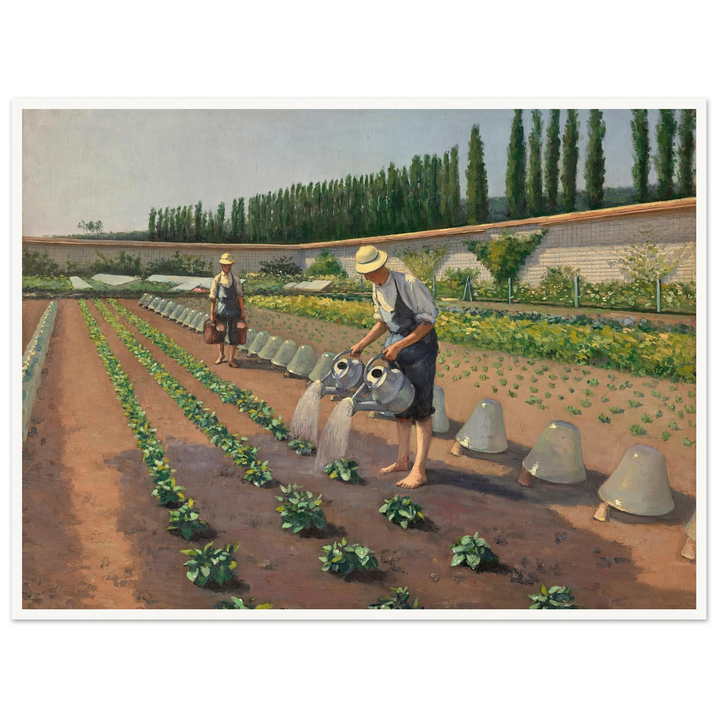 Les Jardiniers (1877) Art Print | Gustave Caillebotte-Quipham Collections