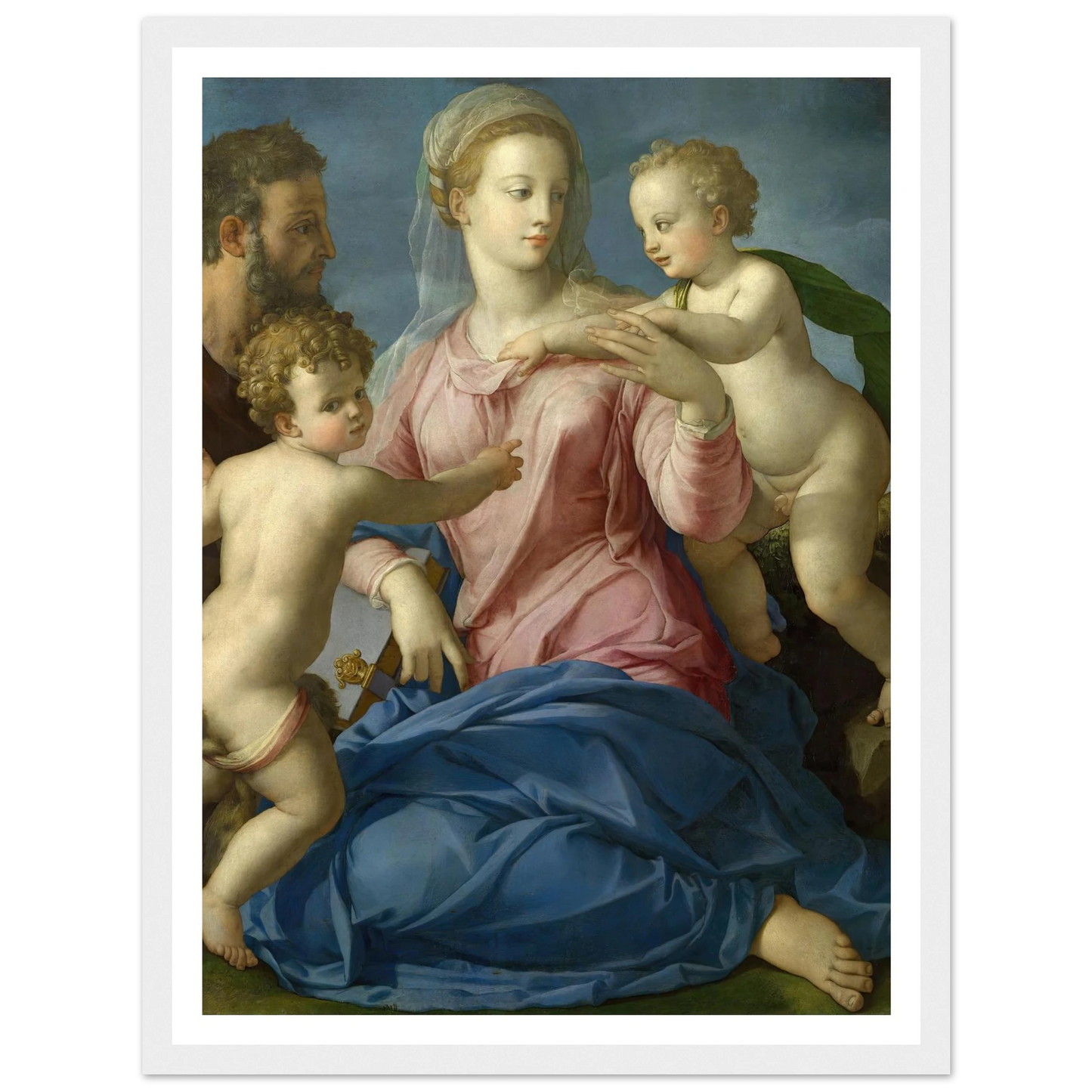 The Holy Family with the Infant Saint John the Baptist (1540s) Art Print | Agnolo Bronzino-Quipham Collections