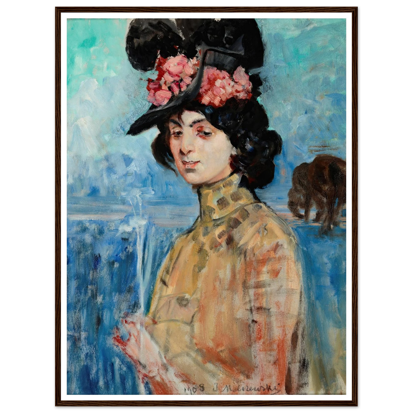 Portrait of Zofia Atteslander (1908) Art Print | Jacek Malczewski-Quipham Collections