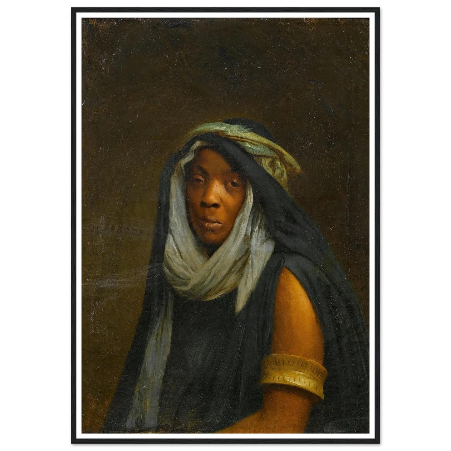 The black servant girl Art Print | Jean Leon Gerome-Quipham Collections