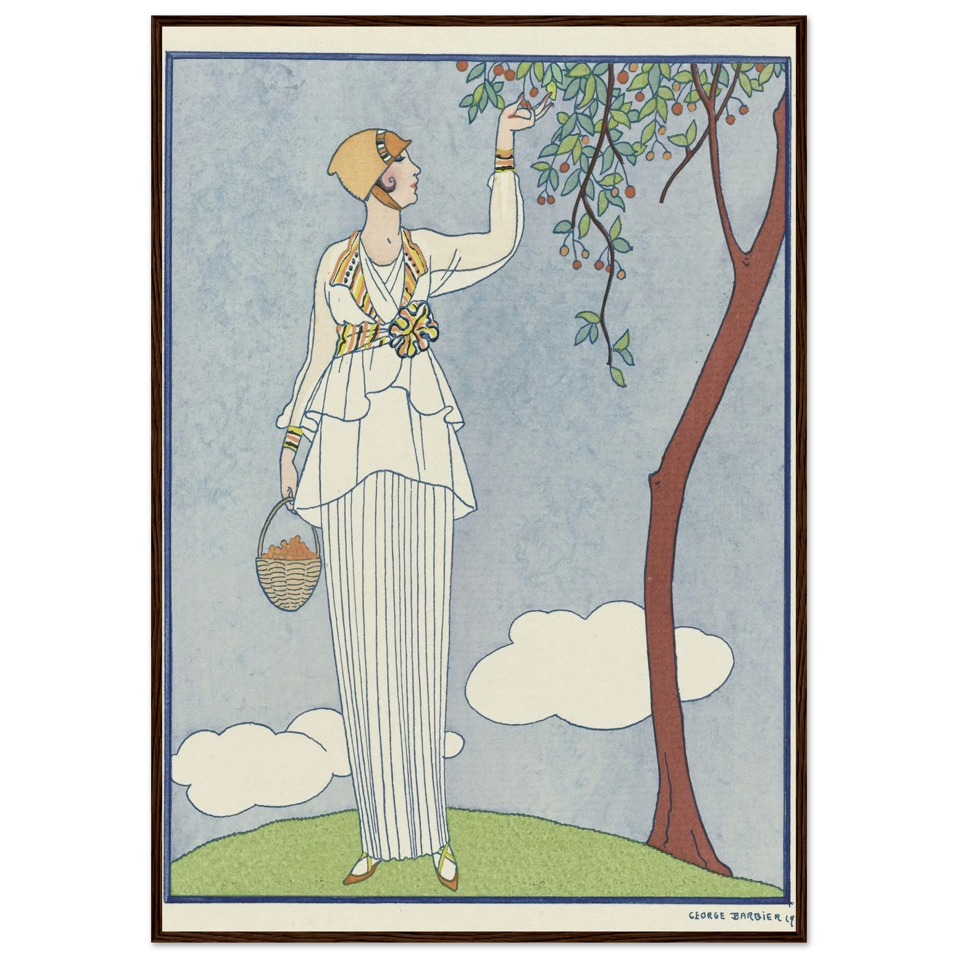 Famous Fashion Houses (1914) Art Print | George Barbier-Quipham Collections