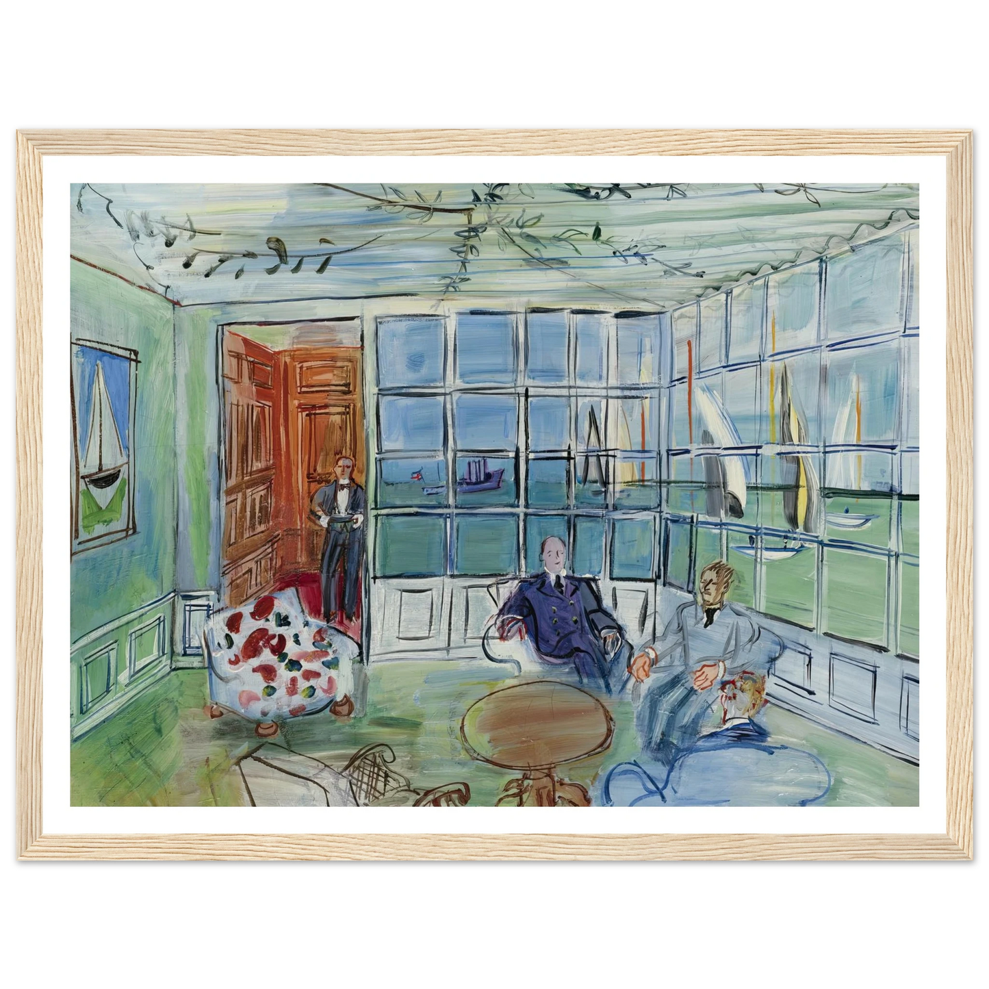 Le Royal Yacht Squadron, Cowes, Isle of Wight Art Print | Raoul Dufy-Quipham Collections