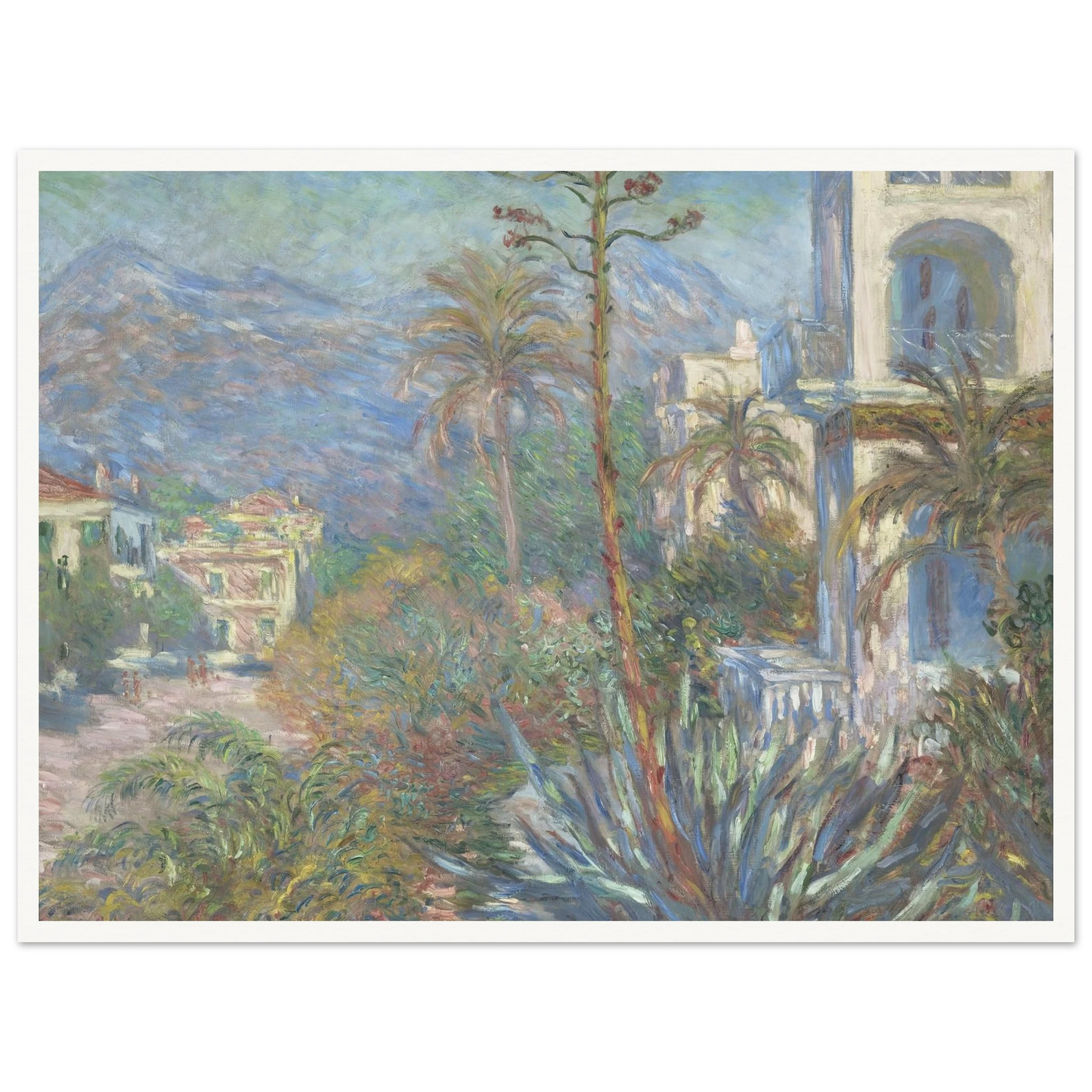 Villas at Bordighera (1884) Art Print | Claude Monet-Quipham Collections