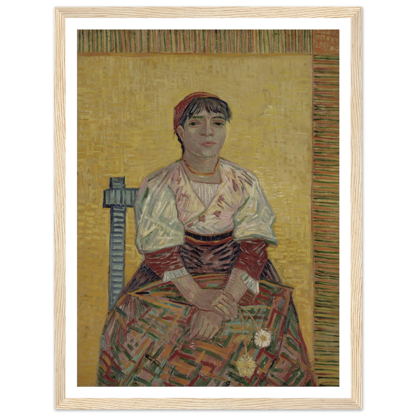 The Italian Woman (1887) Art Print | Vincent van Gogh-Quipham Collections