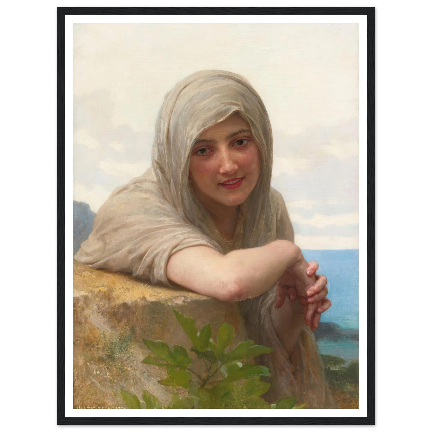 Souvenir (1894) Art Print | William Bouguereau-Quipham Collections