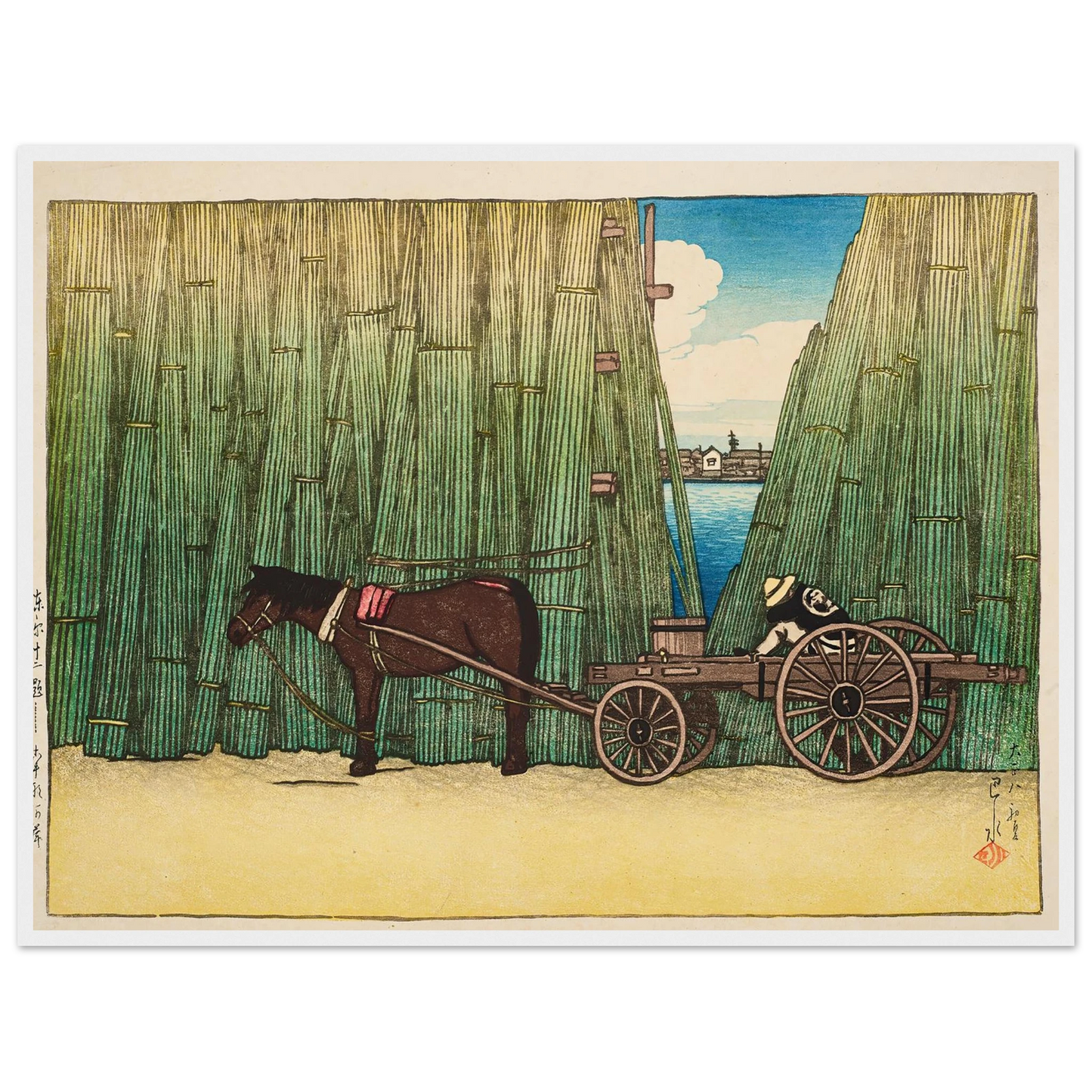 Komagata kashi (River bank, Komagata) (1919) Art Print | Kawase Hasui-Quipham Collections