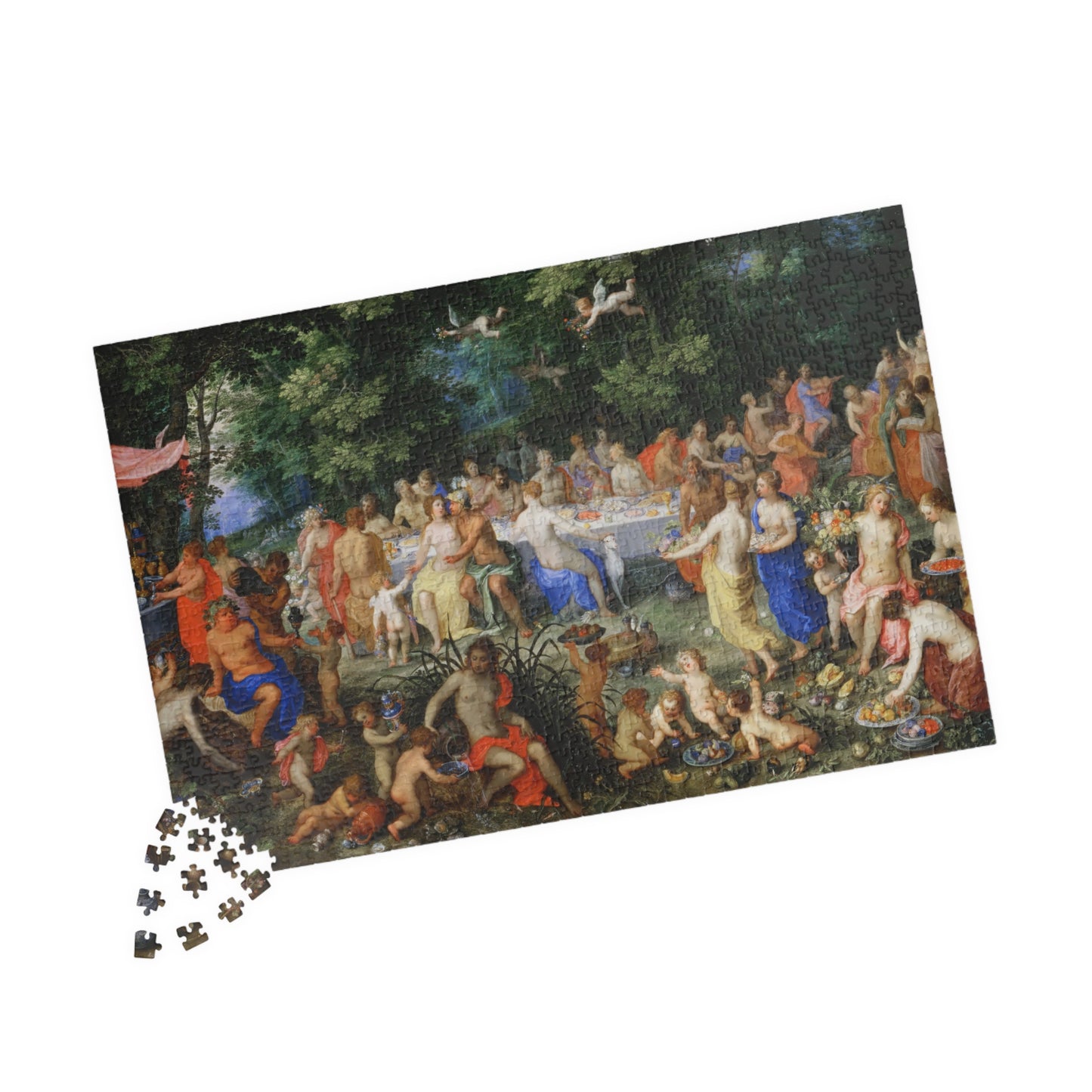 Feast of the Gods Puzzle | Jan Brueghel the Elder - - 1014 pcs (Horizontal) - 