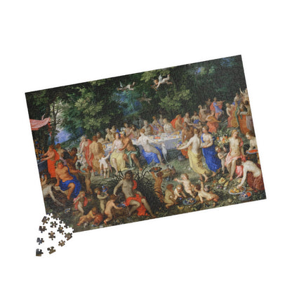 Feast of the Gods Puzzle | Jan Brueghel the Elder - - 1014 pcs (Horizontal) - 