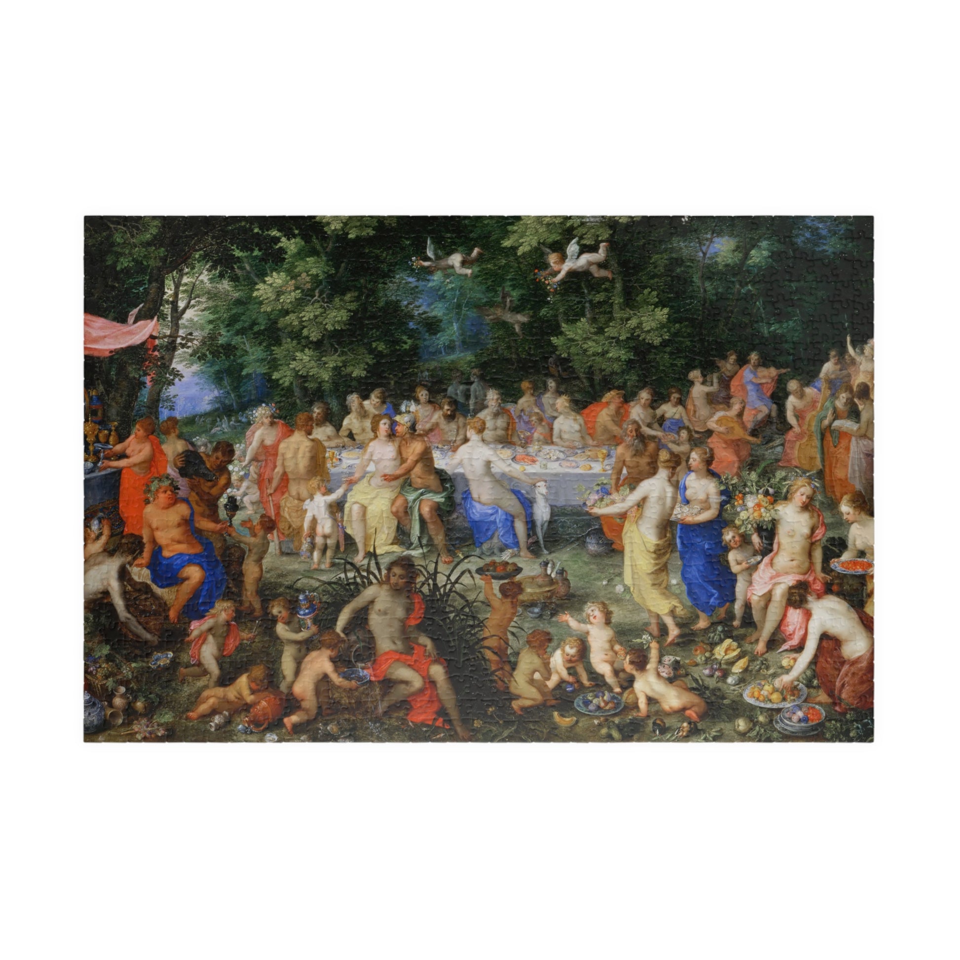 Feast of the Gods Puzzle | Jan Brueghel the Elder - - 1014 pcs (Horizontal) - 
