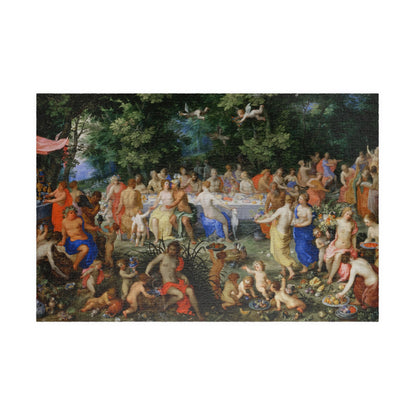 Feast of the Gods Puzzle | Jan Brueghel the Elder - - 1014 pcs (Horizontal) - 