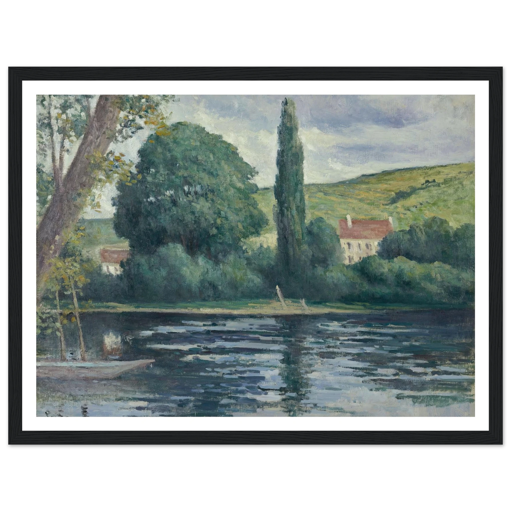 La Seine à Vernonnet (circa 1920) Art Print | Maximilien Luce-Quipham Collections