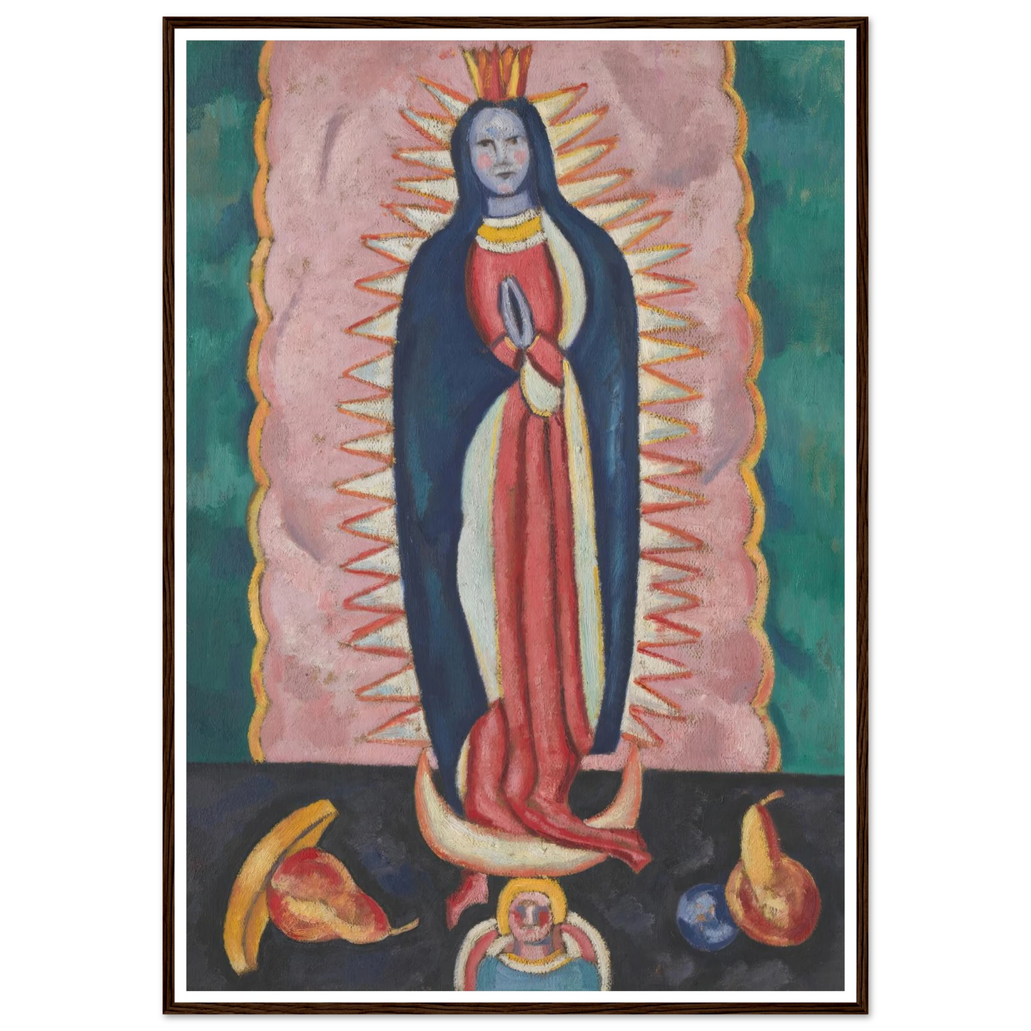 The Virgin of Guadalupe (ca. 1918–19) Art Print | Marsden Hartley-Quipham Collections