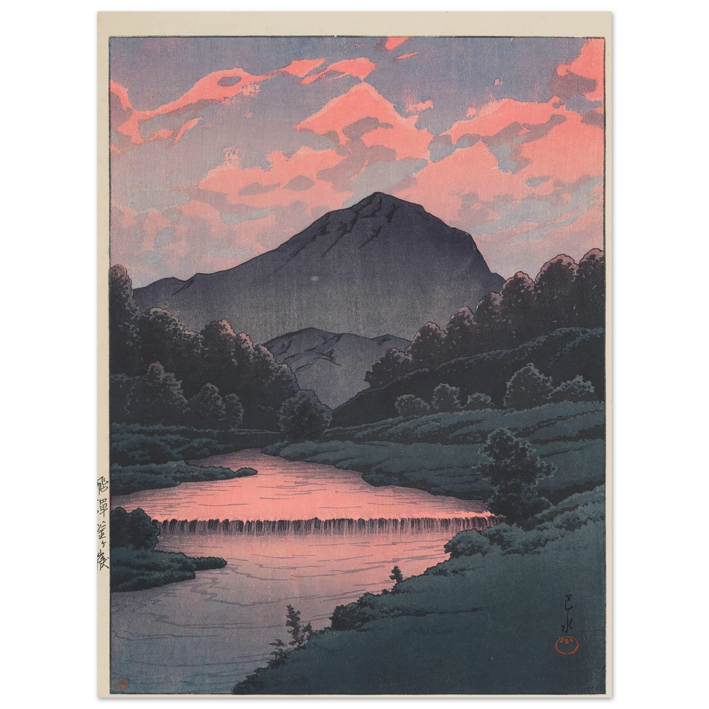 Hida Kamagadake (Mount Kamaga, Hida) (1933) Art Print | Kawase Hasui-Quipham Collections