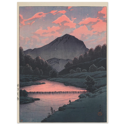 Hida Kamagadake (Mount Kamaga, Hida) (1933) Art Print | Kawase Hasui-Quipham Collections