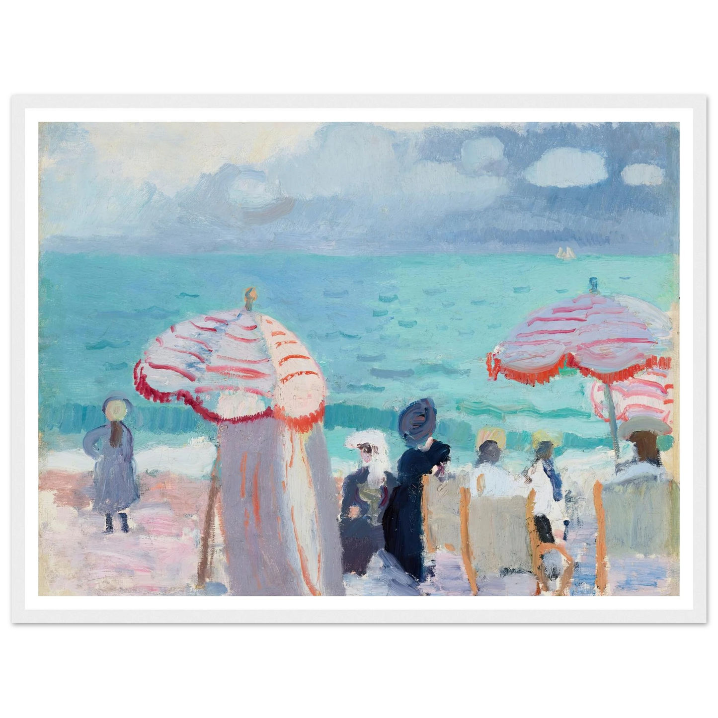 Les Parasols (1905) Art Print | Raoul Dufy-Quipham Collections