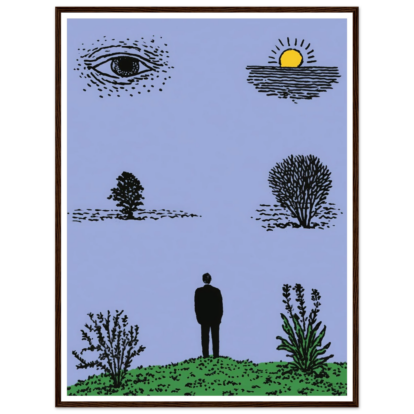 Fever Dream - Framed Poster - 30x40 cm / 12x16″ - Black frame