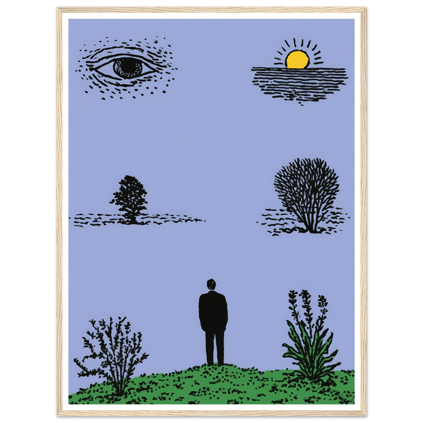 Fever Dream - Framed Poster - 30x40 cm / 12x16″ - Black frame