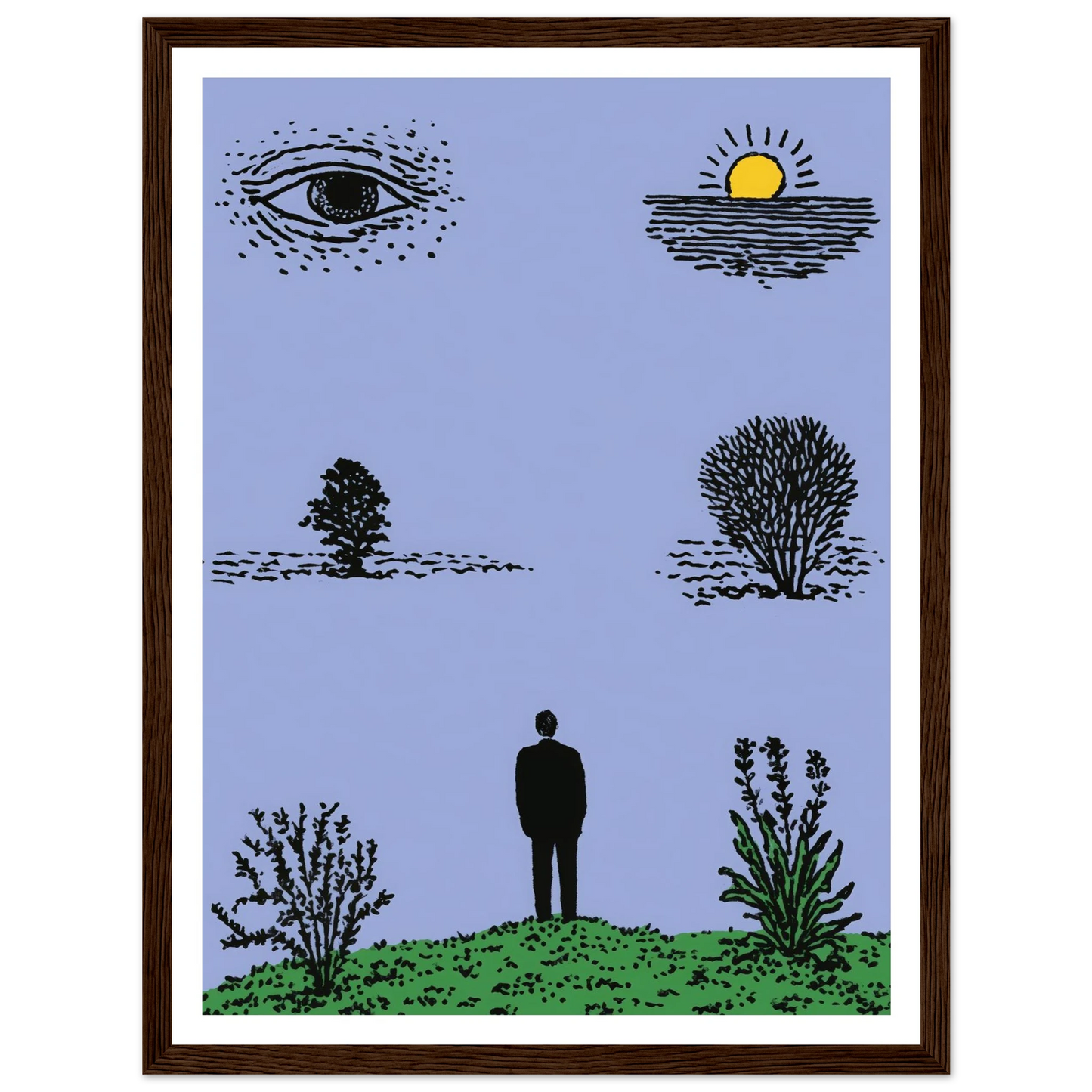 Fever Dream - Framed Poster - 30x40 cm / 12x16″ - Black frame