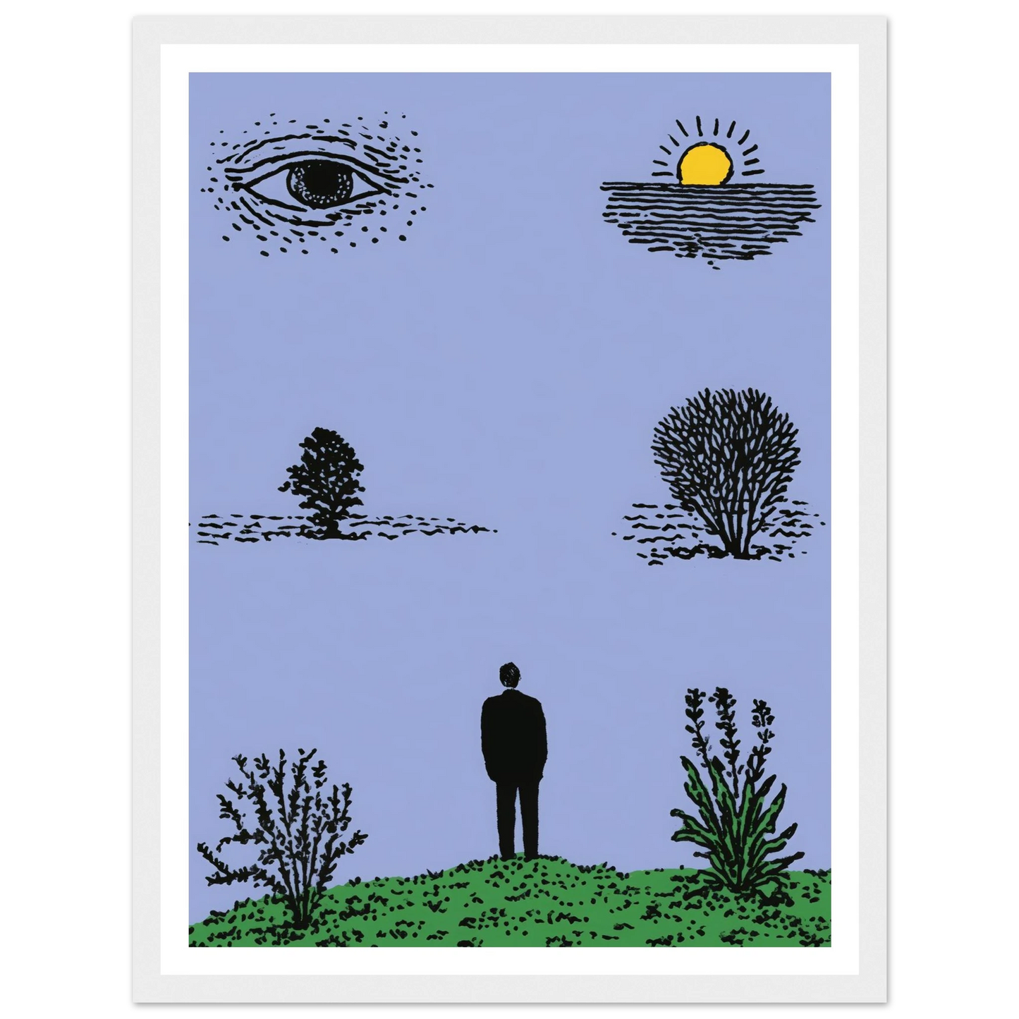 Fever Dream - Framed Poster - 30x40 cm / 12x16″ - Black frame