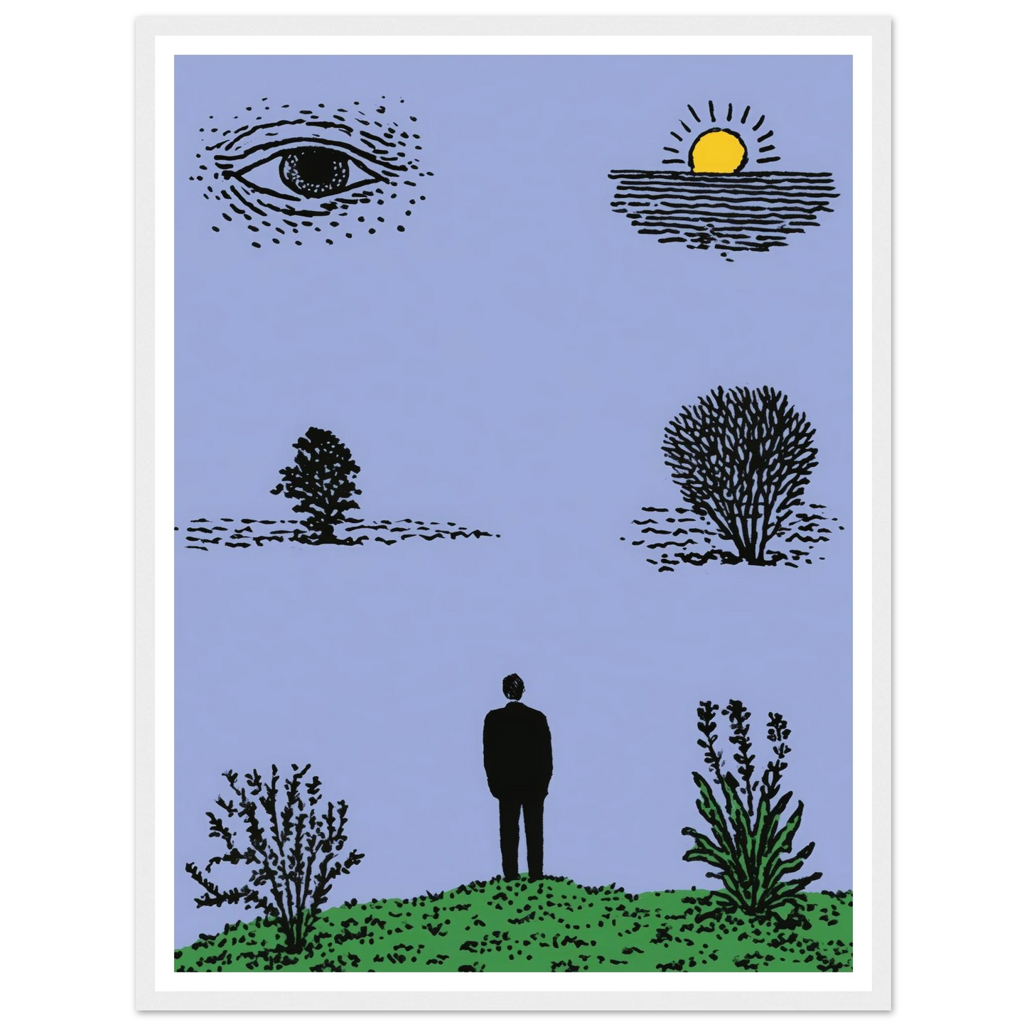 Fever Dream - Framed Poster - 30x40 cm / 12x16″ - Black frame