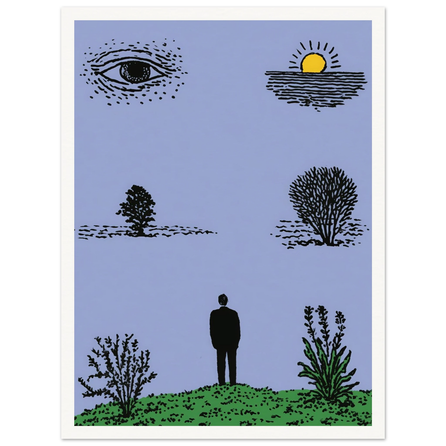 Fever Dream - Framed Poster - 30x40 cm / 12x16″ - Black frame