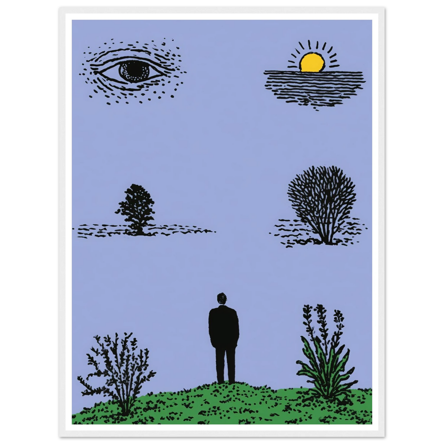 Fever Dream - Framed Poster - 30x40 cm / 12x16″ - Black frame