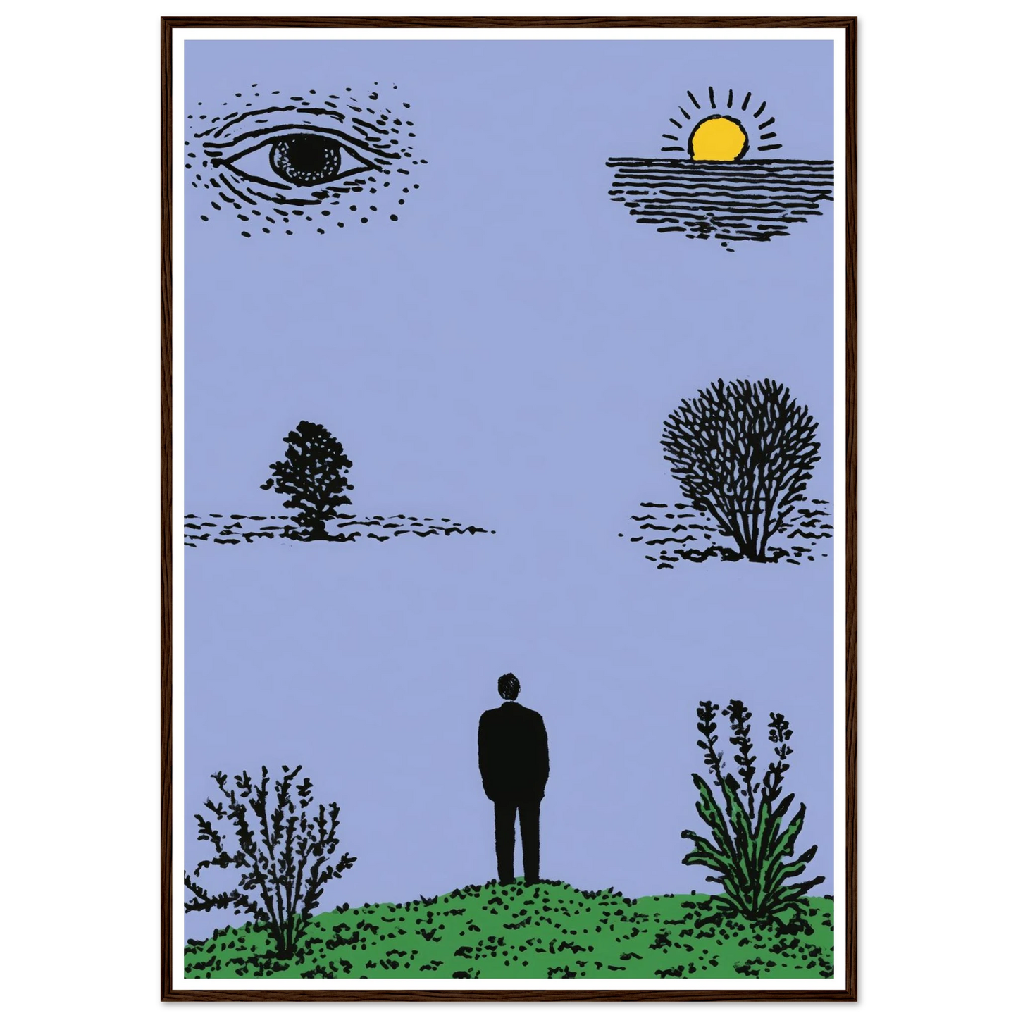 Fever Dream - Framed Poster - 30x40 cm / 12x16″ - Black frame