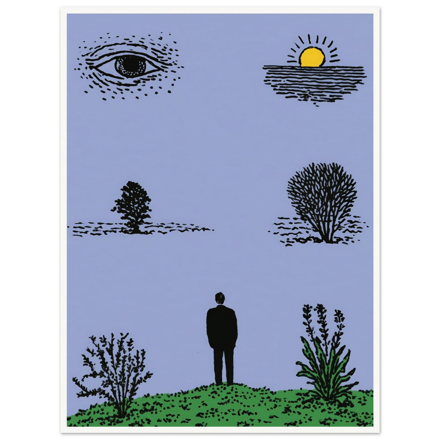 Fever Dream - Framed Poster - 30x40 cm / 12x16″ - Black frame