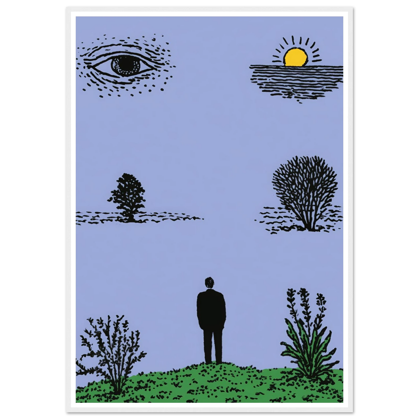 Fever Dream - Framed Poster - 30x40 cm / 12x16″ - Black frame