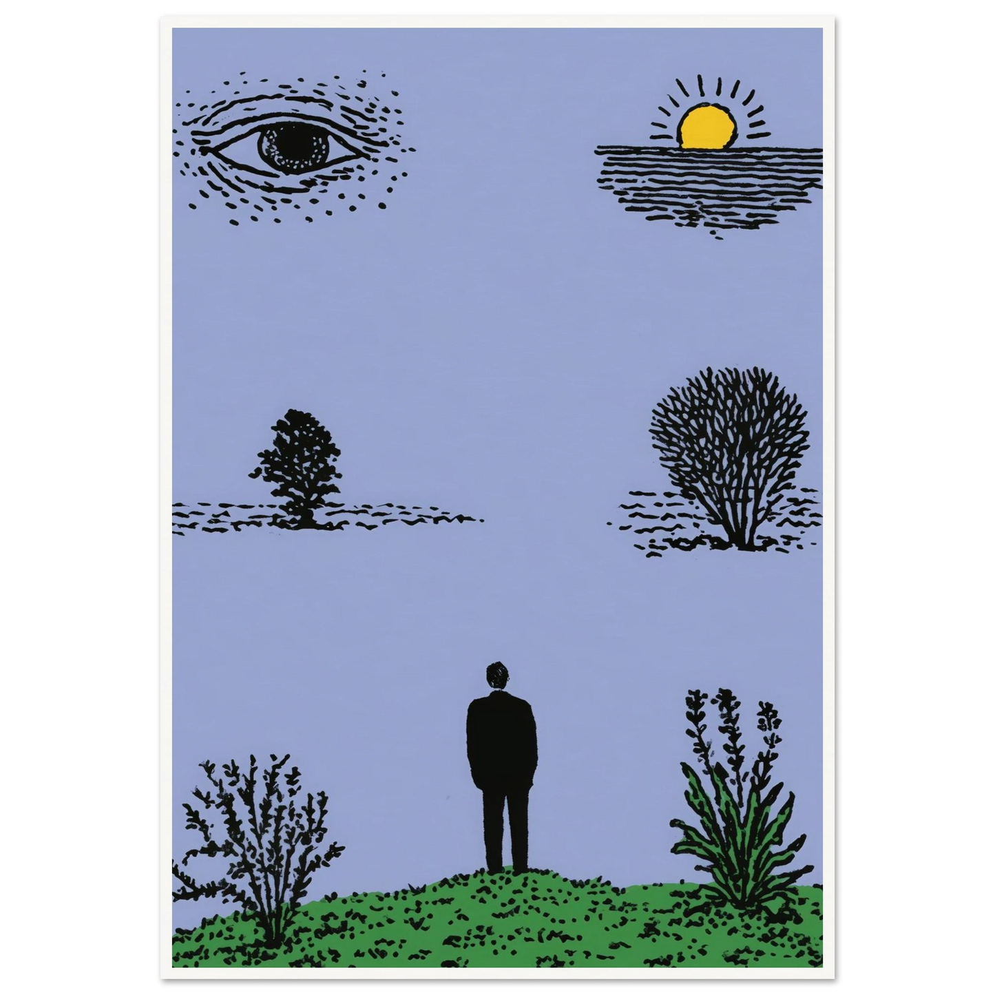 Fever Dream - Framed Poster - 30x40 cm / 12x16″ - Black frame