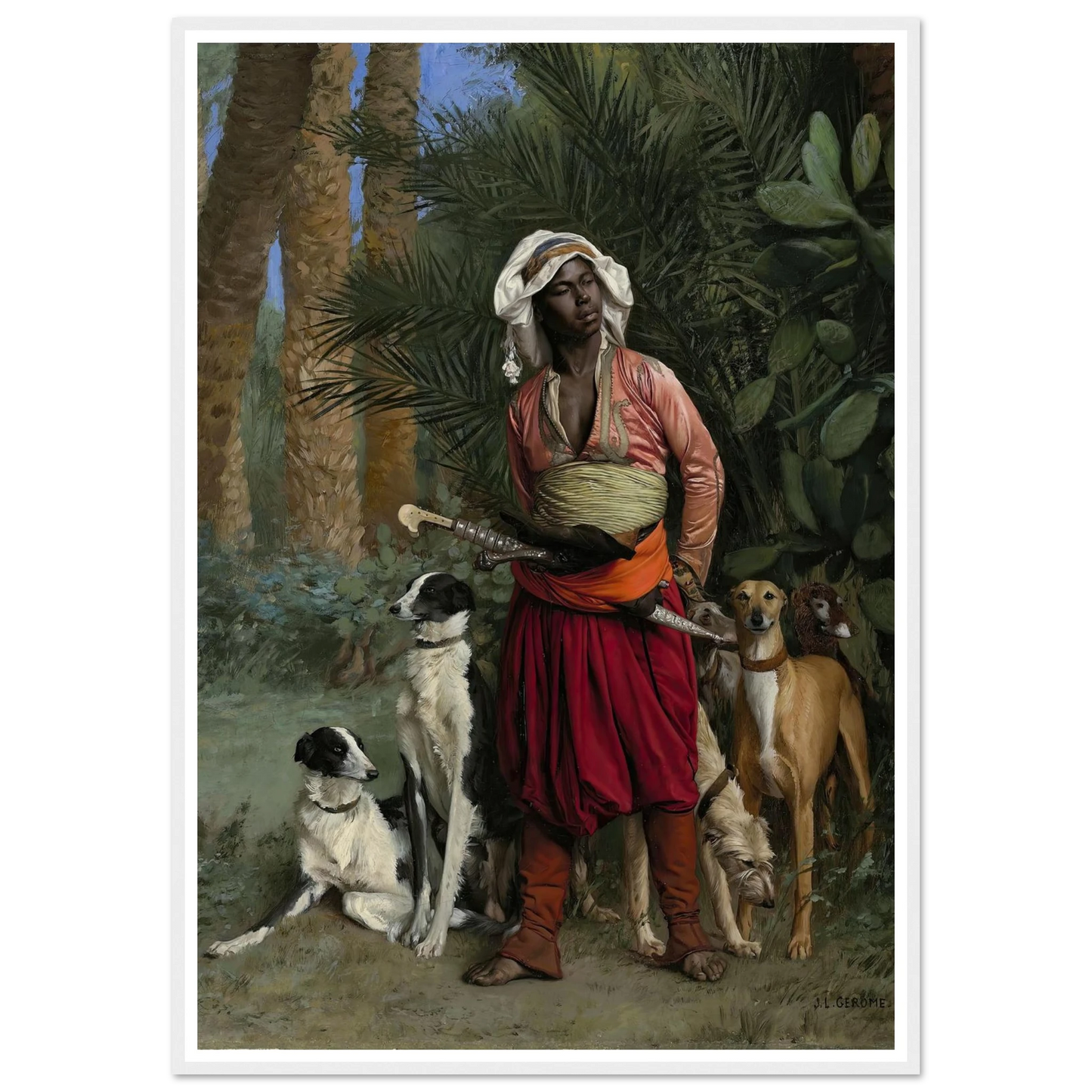 Master of the Hounds (1871) Art Print | Jean Leon Gerome-Quipham Collections