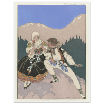 Le Langage des Fleurs (1921) Art Print | George Barbier-Quipham Collections