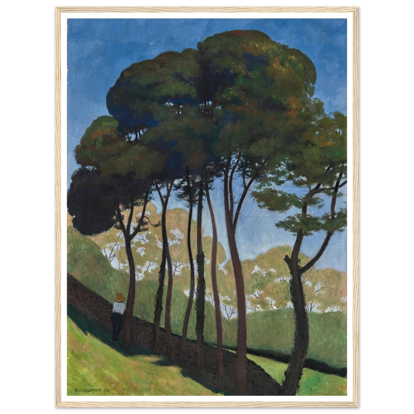 Les Grands Arbres, environs d’Honfleur (1909) Art Print | Felix Vallotton-Quipham Collections