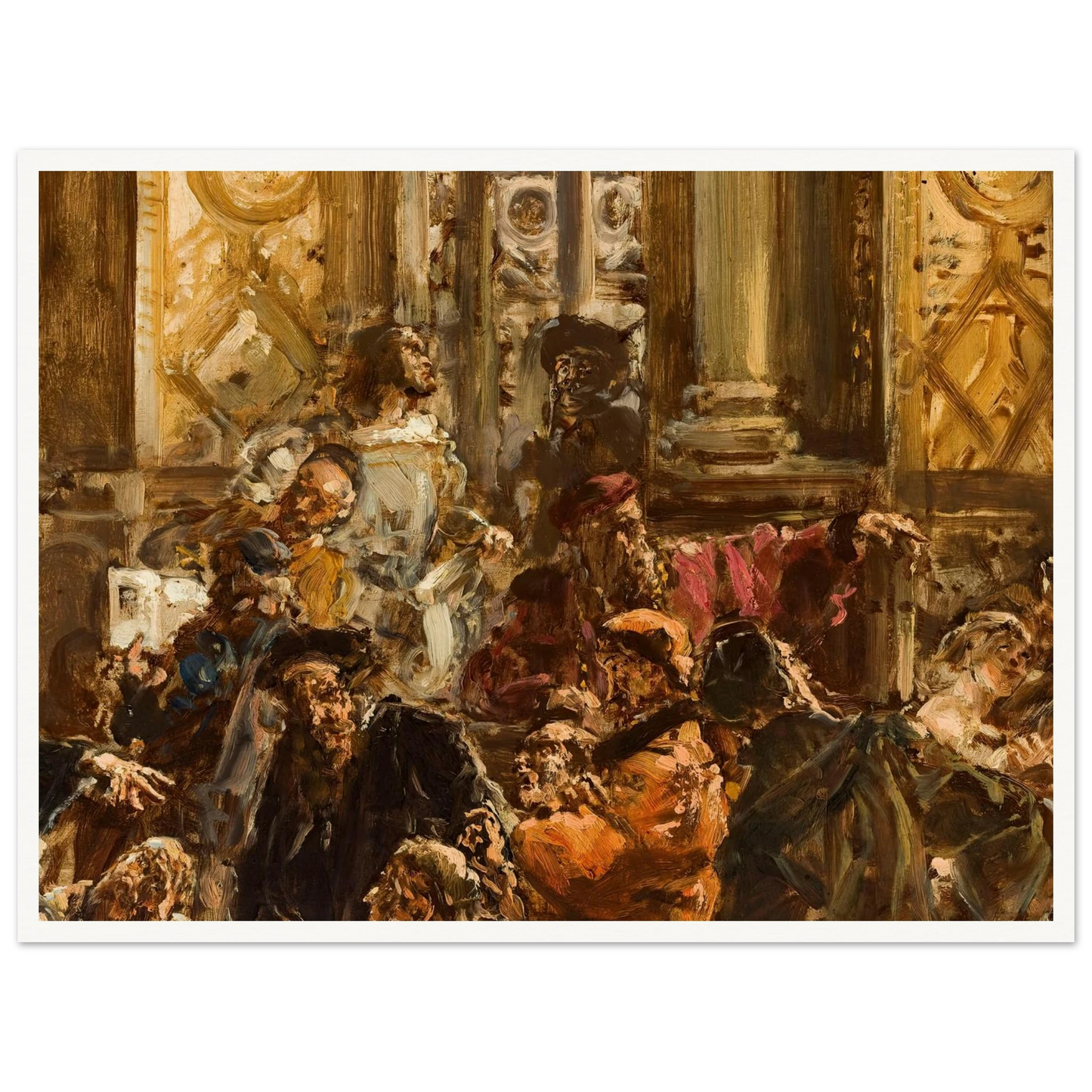 The Golden Age in Literature in the 16th c., from the series “History of Civilization in Poland” (1888) Art Print | Jan Matejko-Quipham Collections