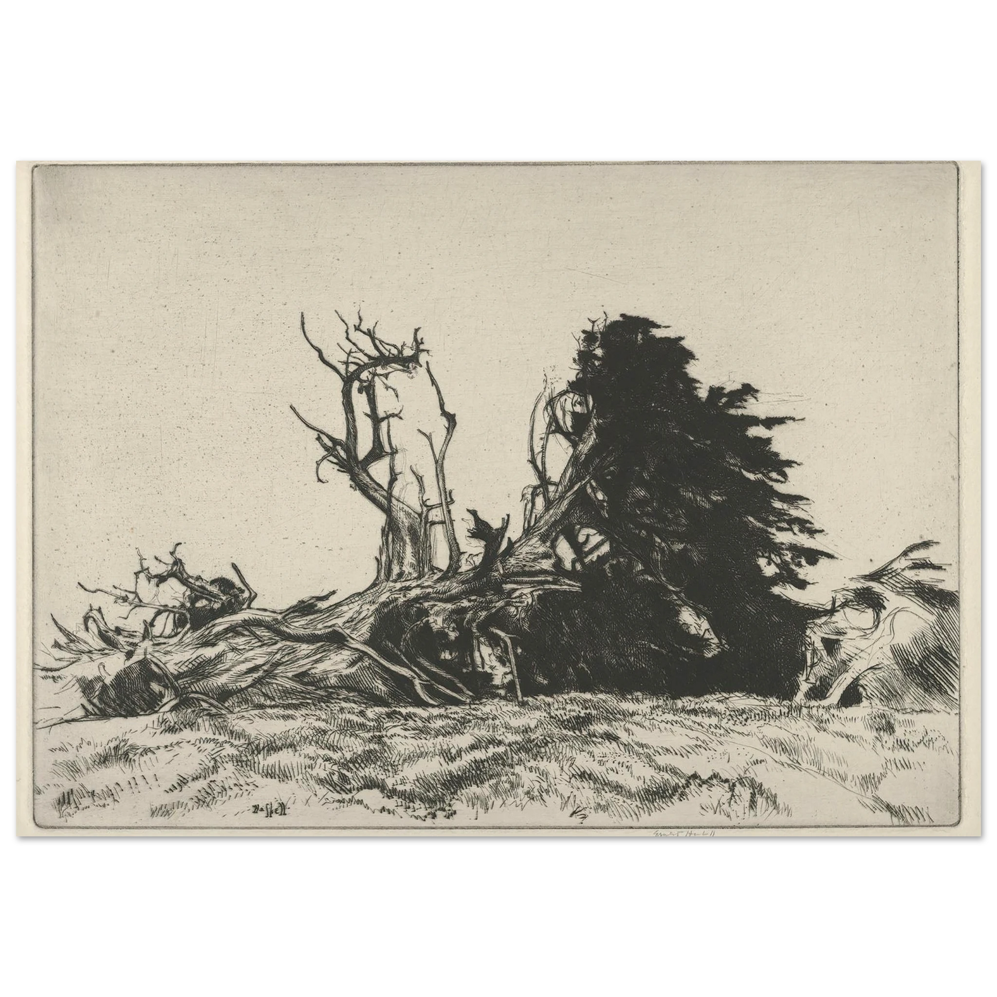 Fallen Centuries (1919) Art Print | Ernest Haskell-Quipham Collections