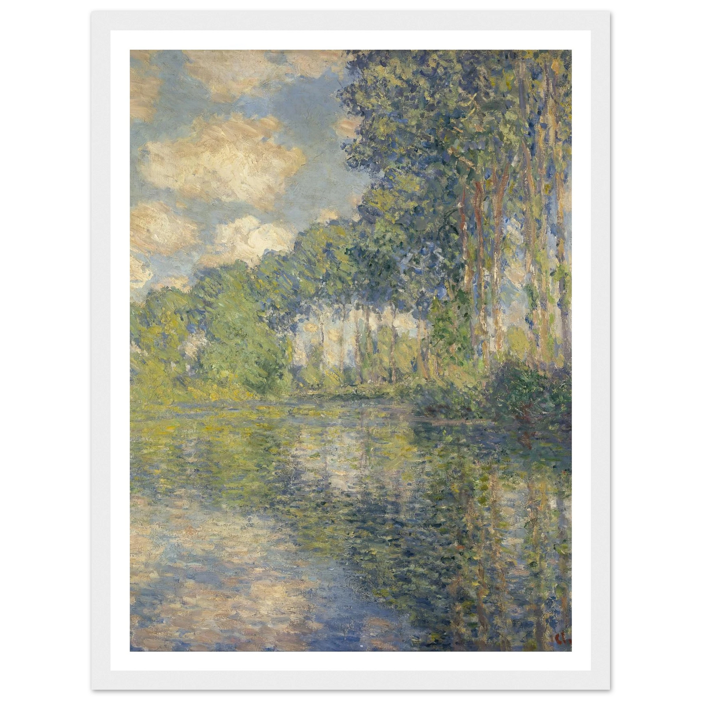 Poplars on the Epte (1891) Art Print | Claude Monet-Quipham Collections