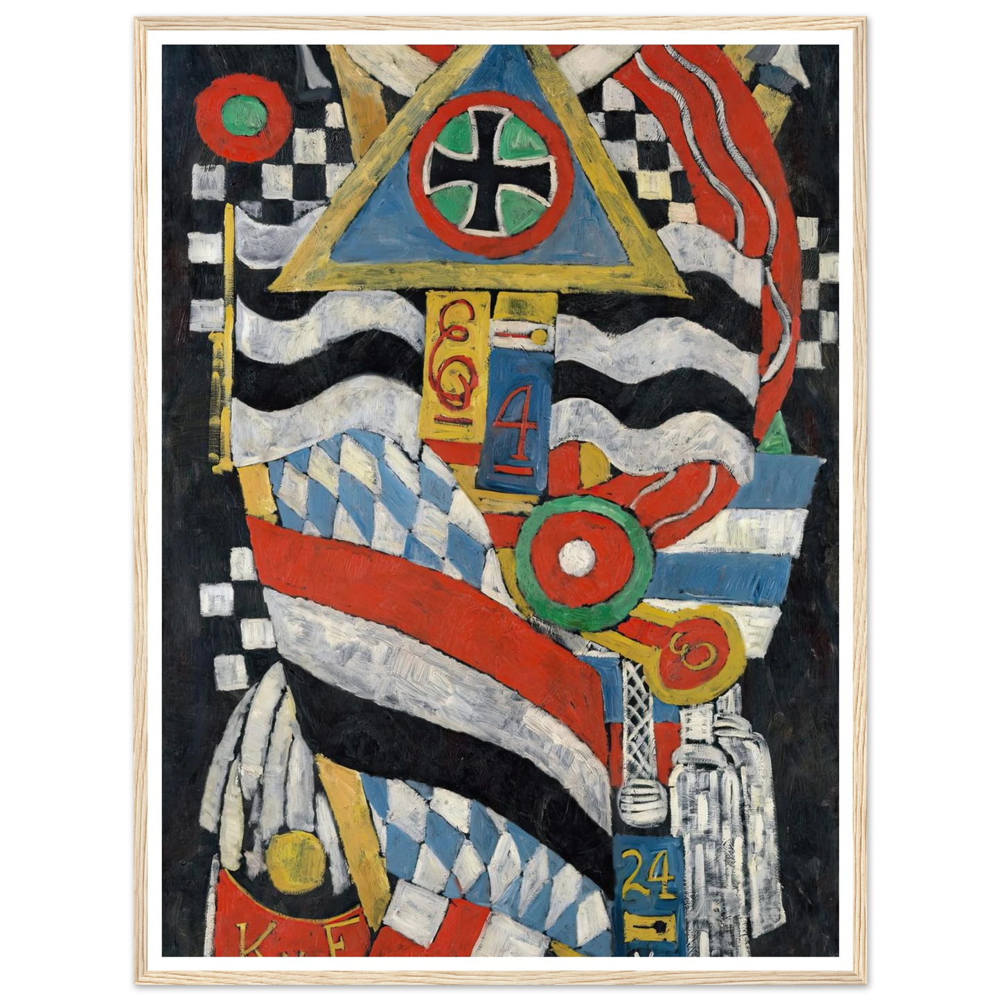 Portrait of a German Officer (1914) Art Print | Marsden Hartley-Quipham Collections
