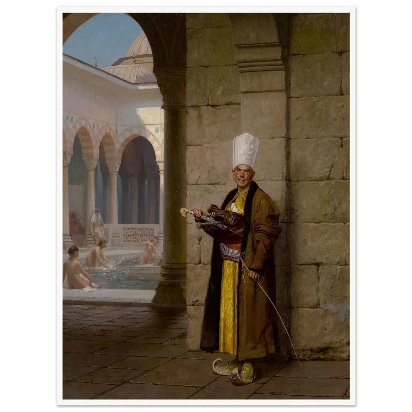 The Grand White Eunuch Art Print | Jean Leon Gerome-Quipham Collections