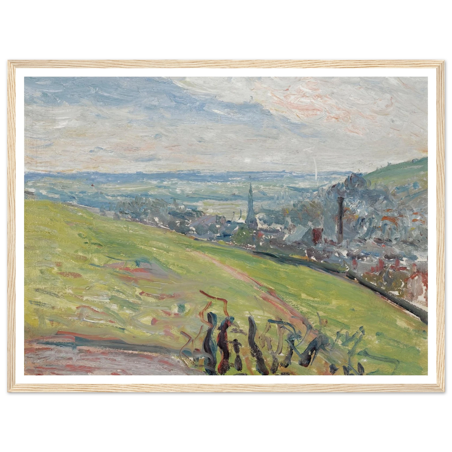 Environs De Rouen (1883) Art Print | Camille Pissarro-Quipham Collections
