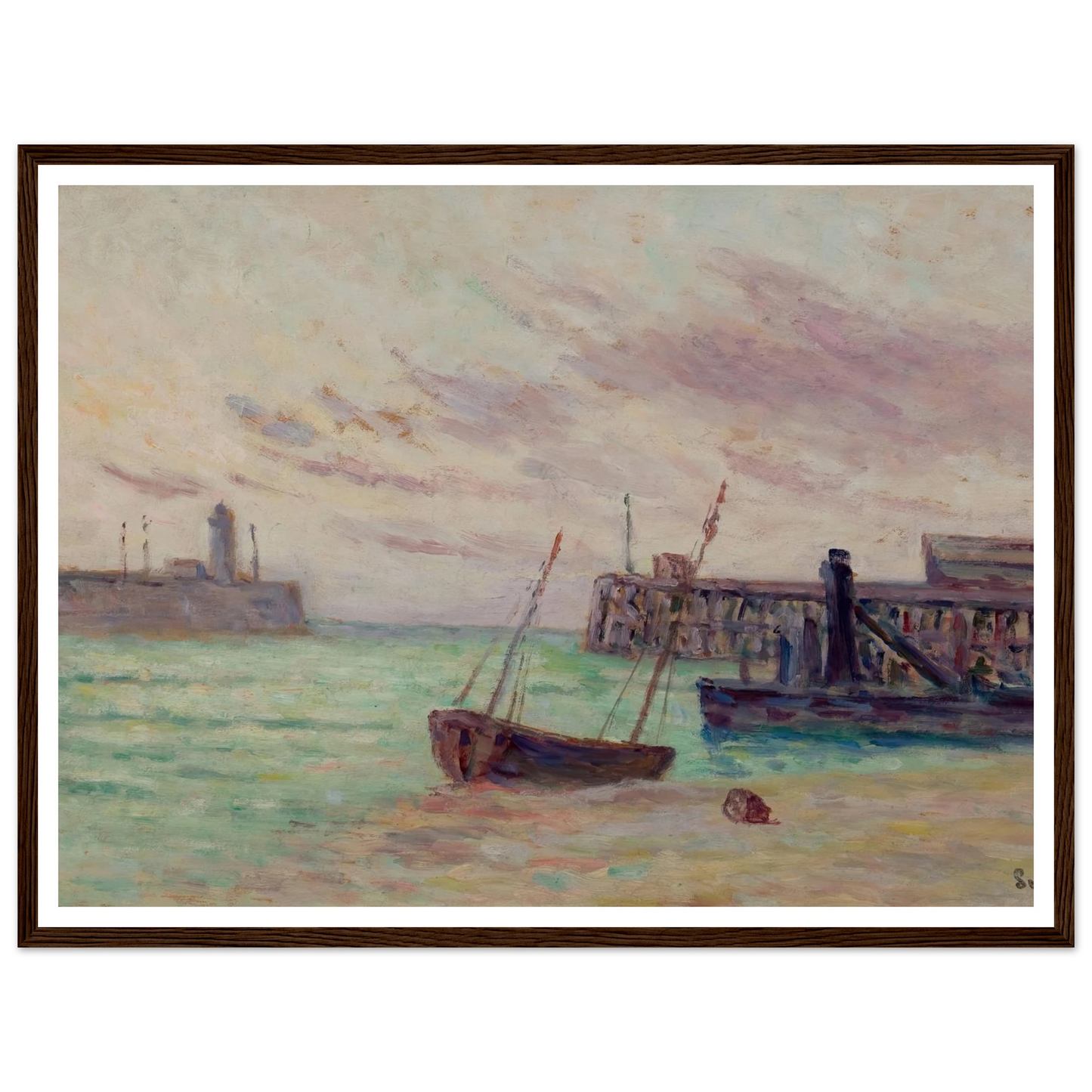 Le Entrée du Port Art Print | Maximilien Luce-Quipham Collections