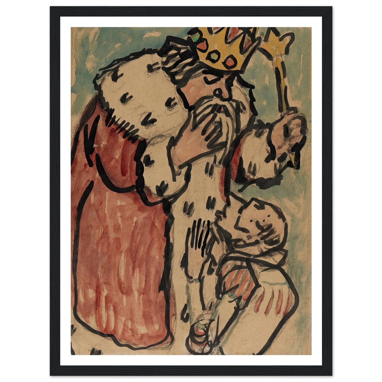 König (1910) Art Print | Christian Rohlfs-Quipham Collections