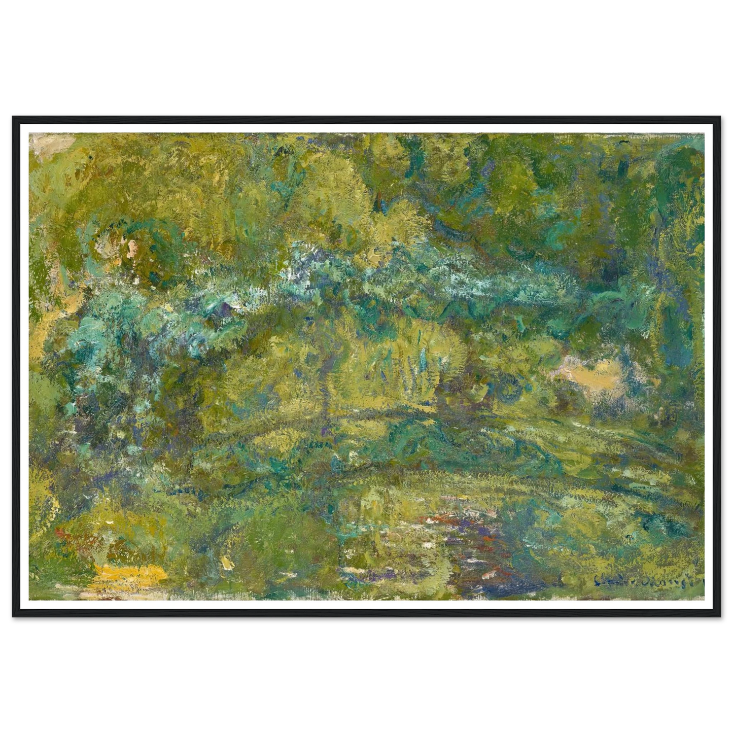 The Footbridge over the Water-Lily Pond (1919) Art Print | Claude Monet-Quipham Collections